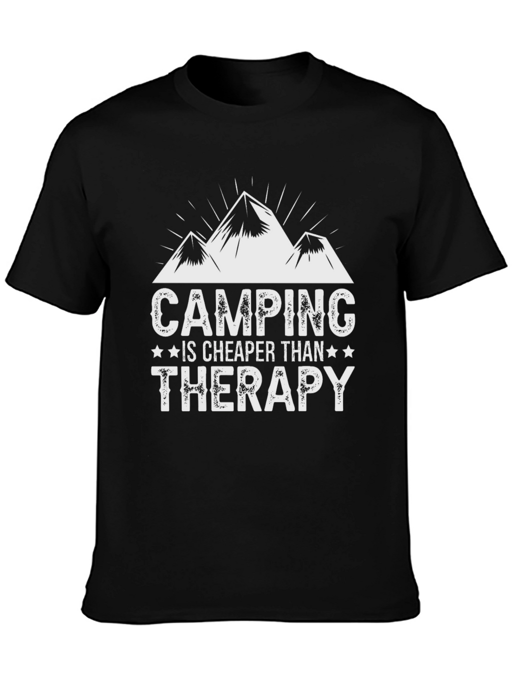 Camping is Cheaper Than Therapy T-Shirt