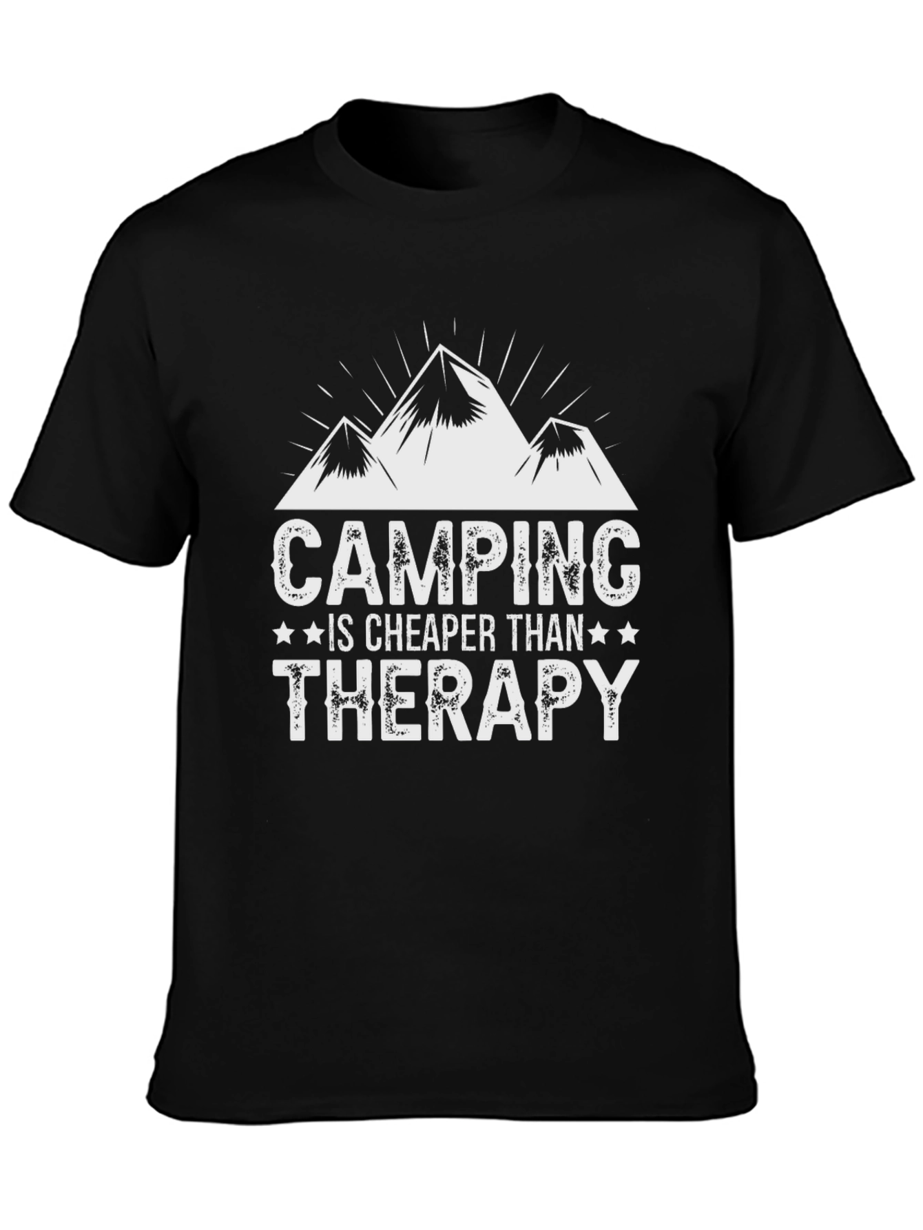 Camping is Cheaper Than Therapy T-Shirt