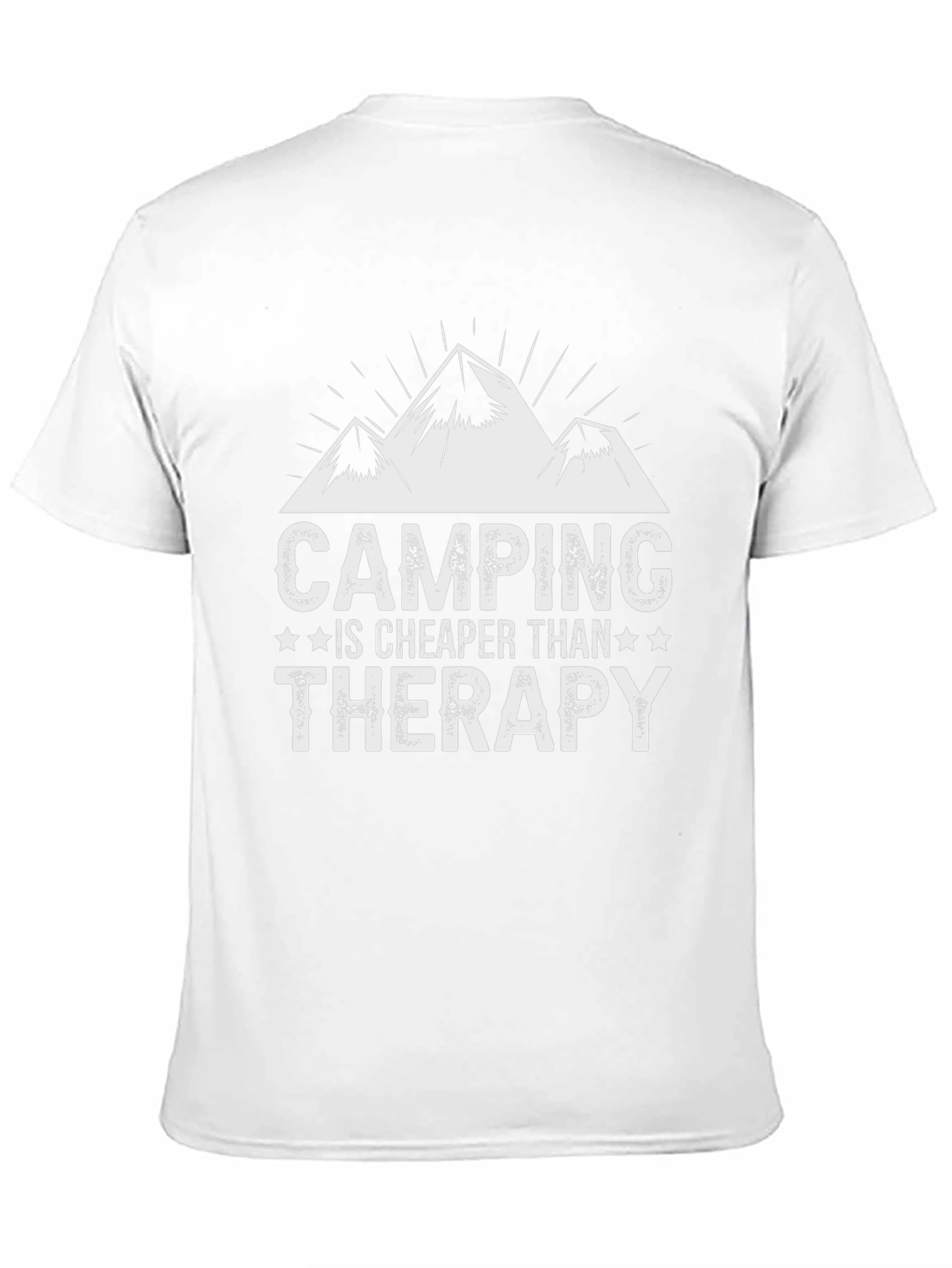 Camping is Cheaper Than Therapy T-Shirt