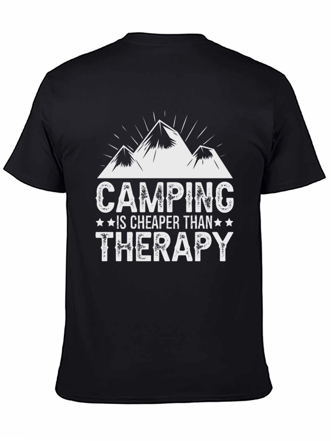 Camping is Cheaper Than Therapy T-Shirt
