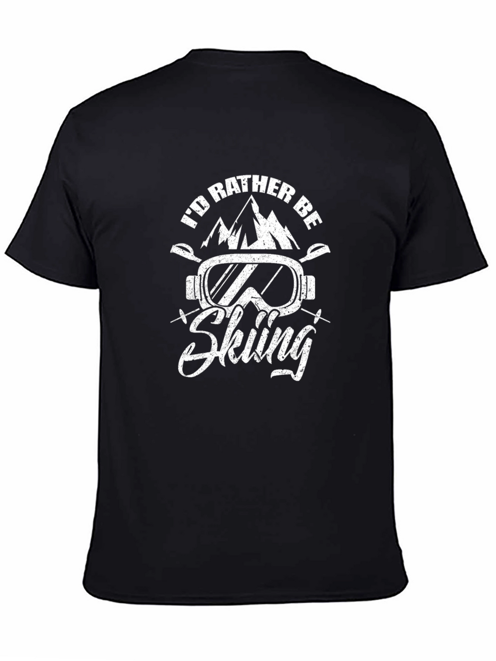 Id Rather Be Skiing Graphic T-Shirt