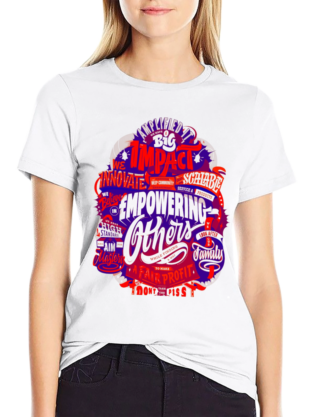 Impactful Graphic T-Shirt - Empowering Others
