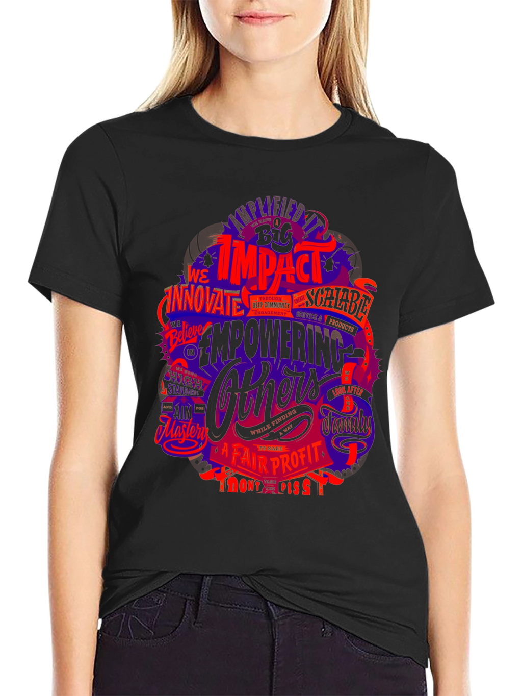 Impactful Graphic T-Shirt - Empowering Others