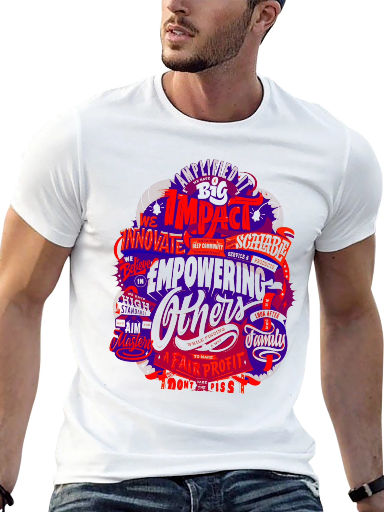 Impactful Graphic T-Shirt - Empowering Others