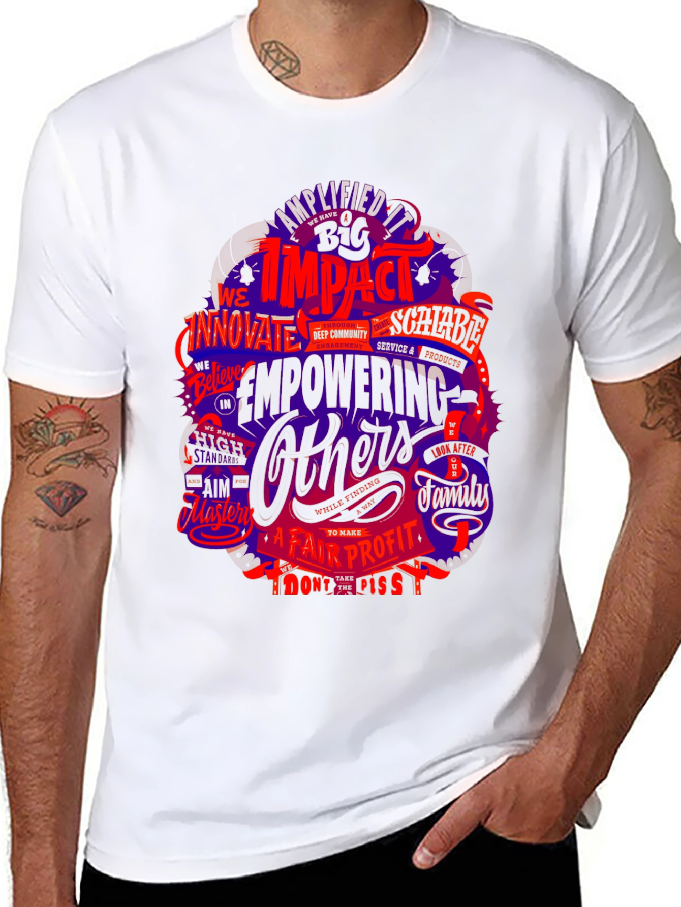 Impactful Graphic T-Shirt - Empowering Others