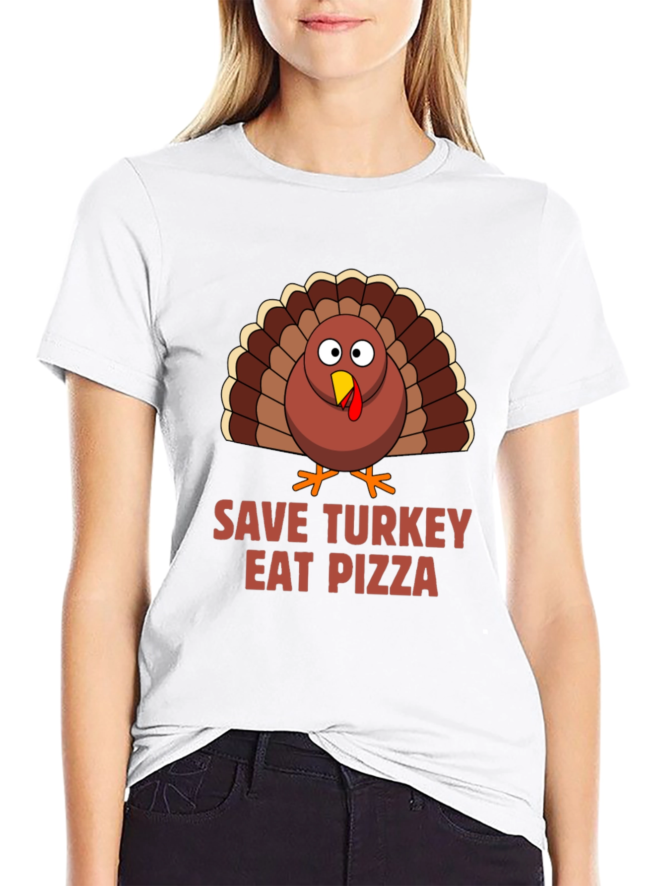 Save Turkey Eat Pizza T-Shirt