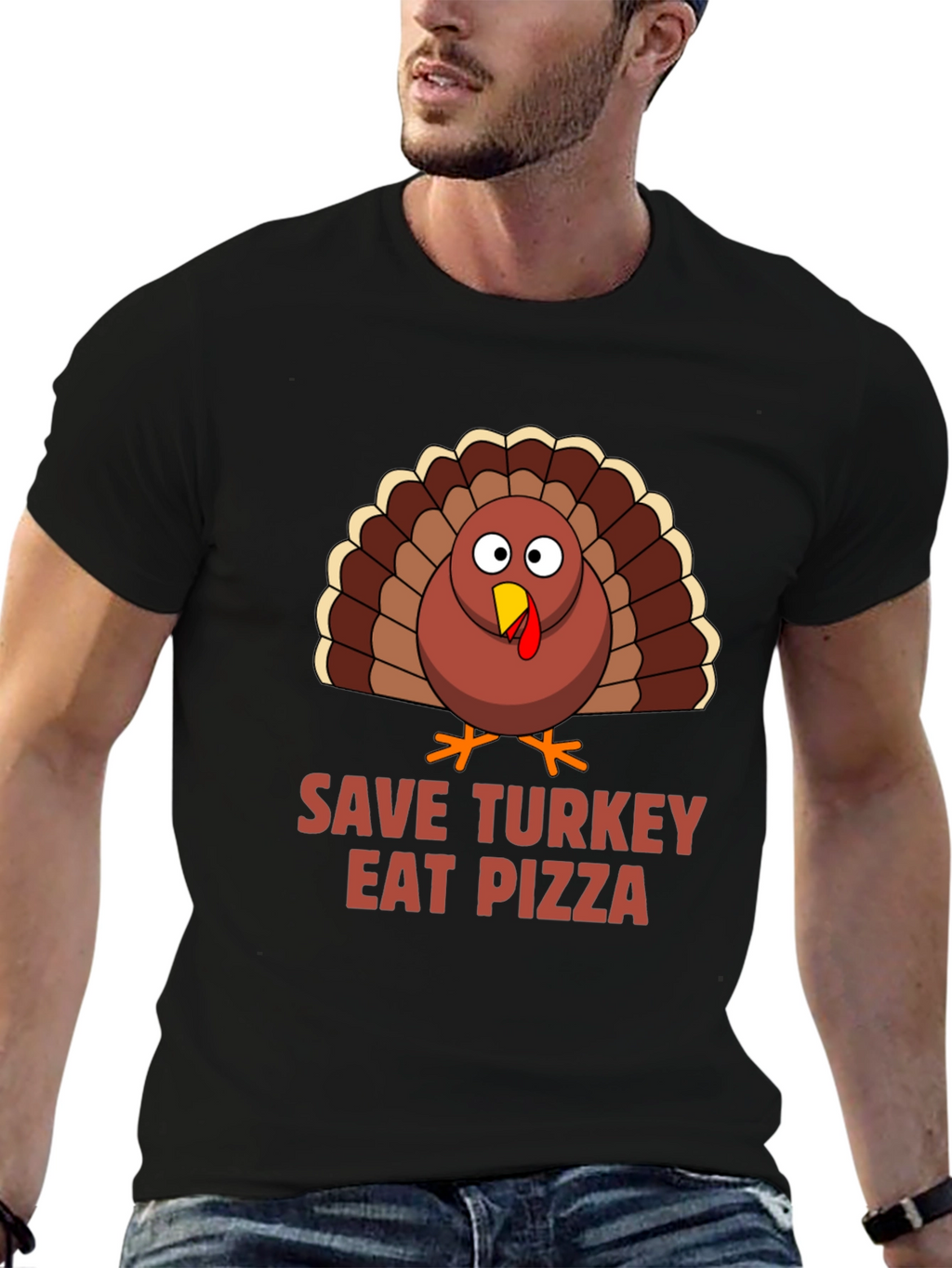 Save Turkey Eat Pizza T-Shirt