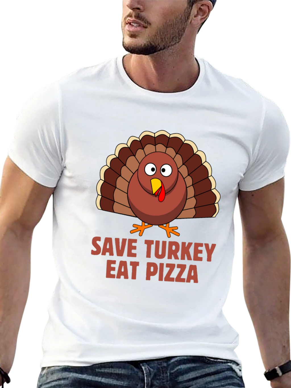 Save Turkey Eat Pizza T-Shirt