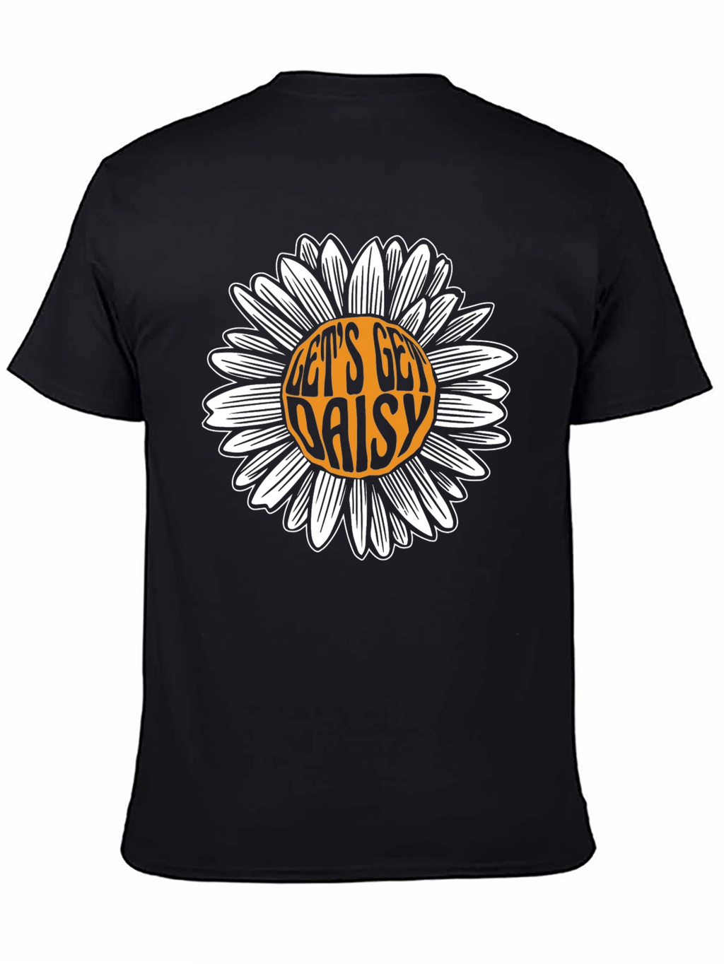 Lets Get Daisy Black T-Shirt