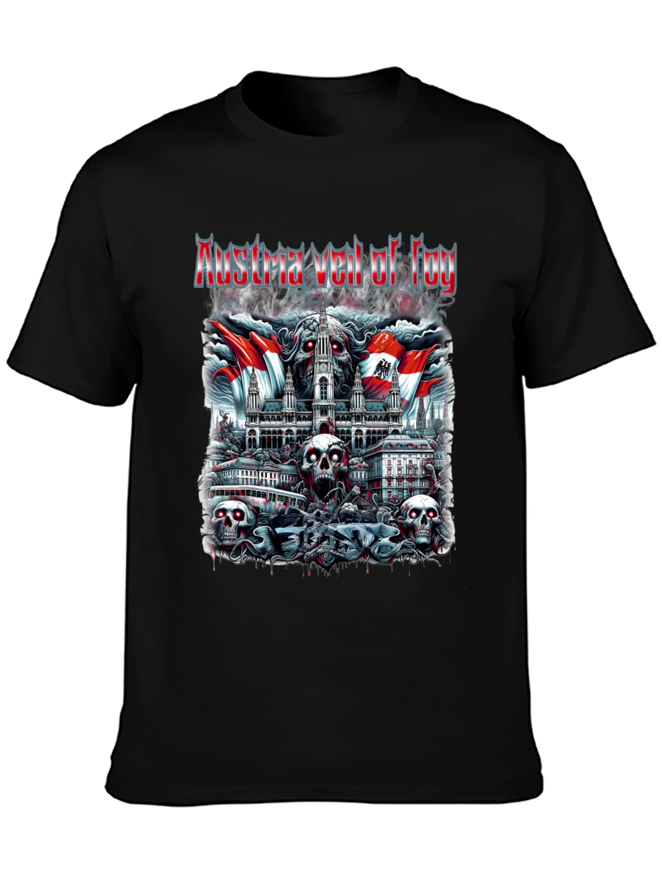 Austria Veil of Fog Graphic T-Shirt