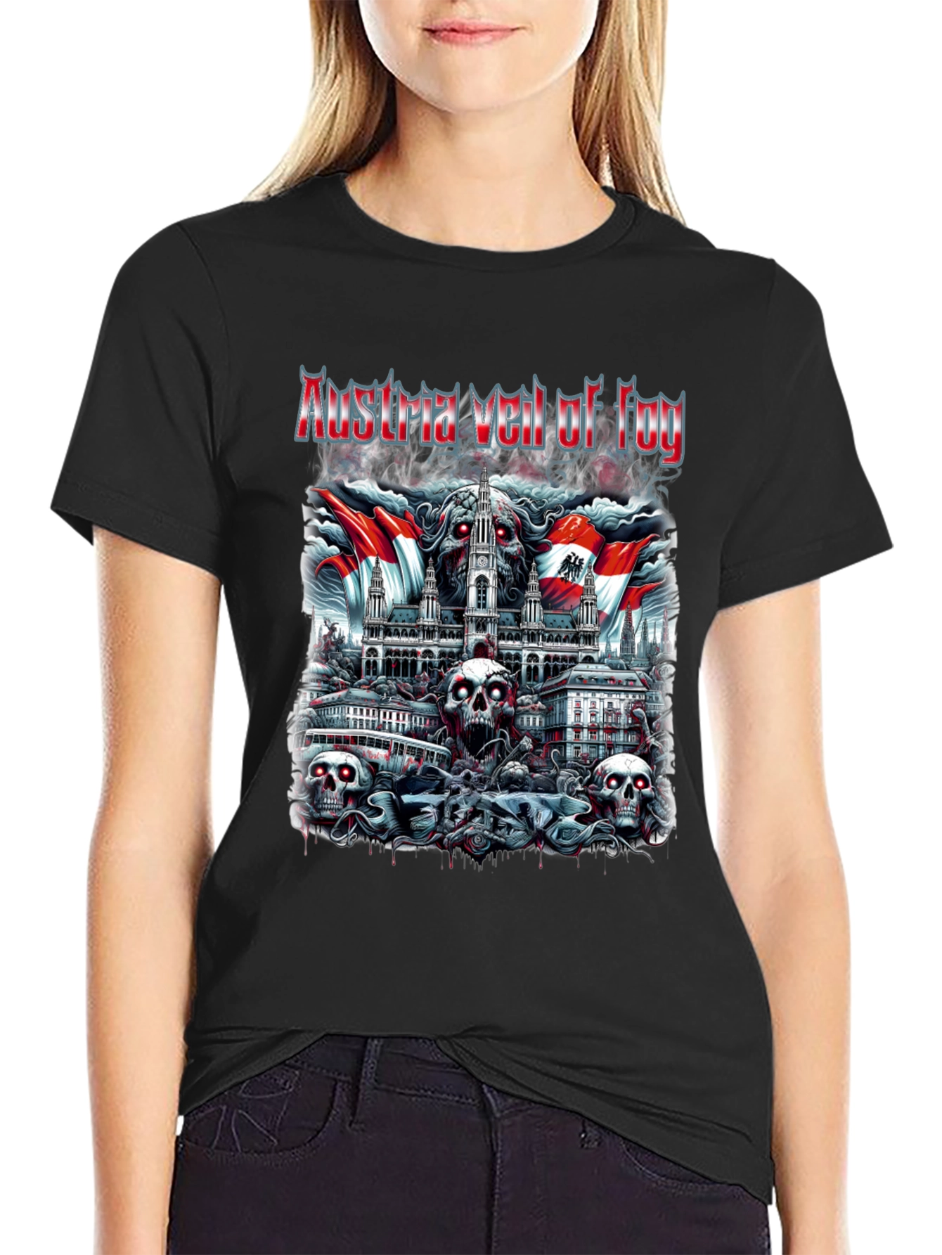 Austria Veil of Fog Graphic T-Shirt