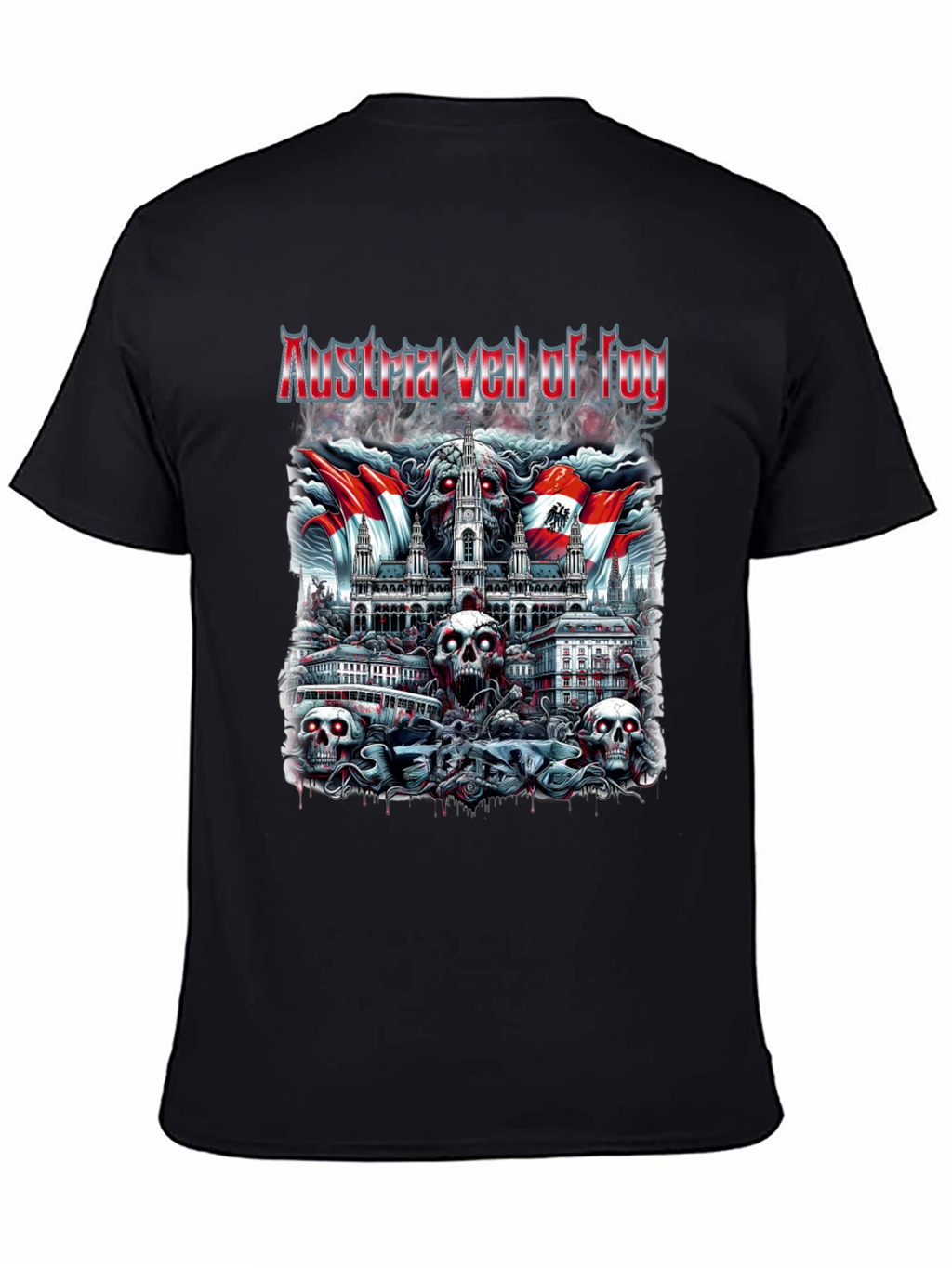 Austria Veil of Fog Graphic T-Shirt