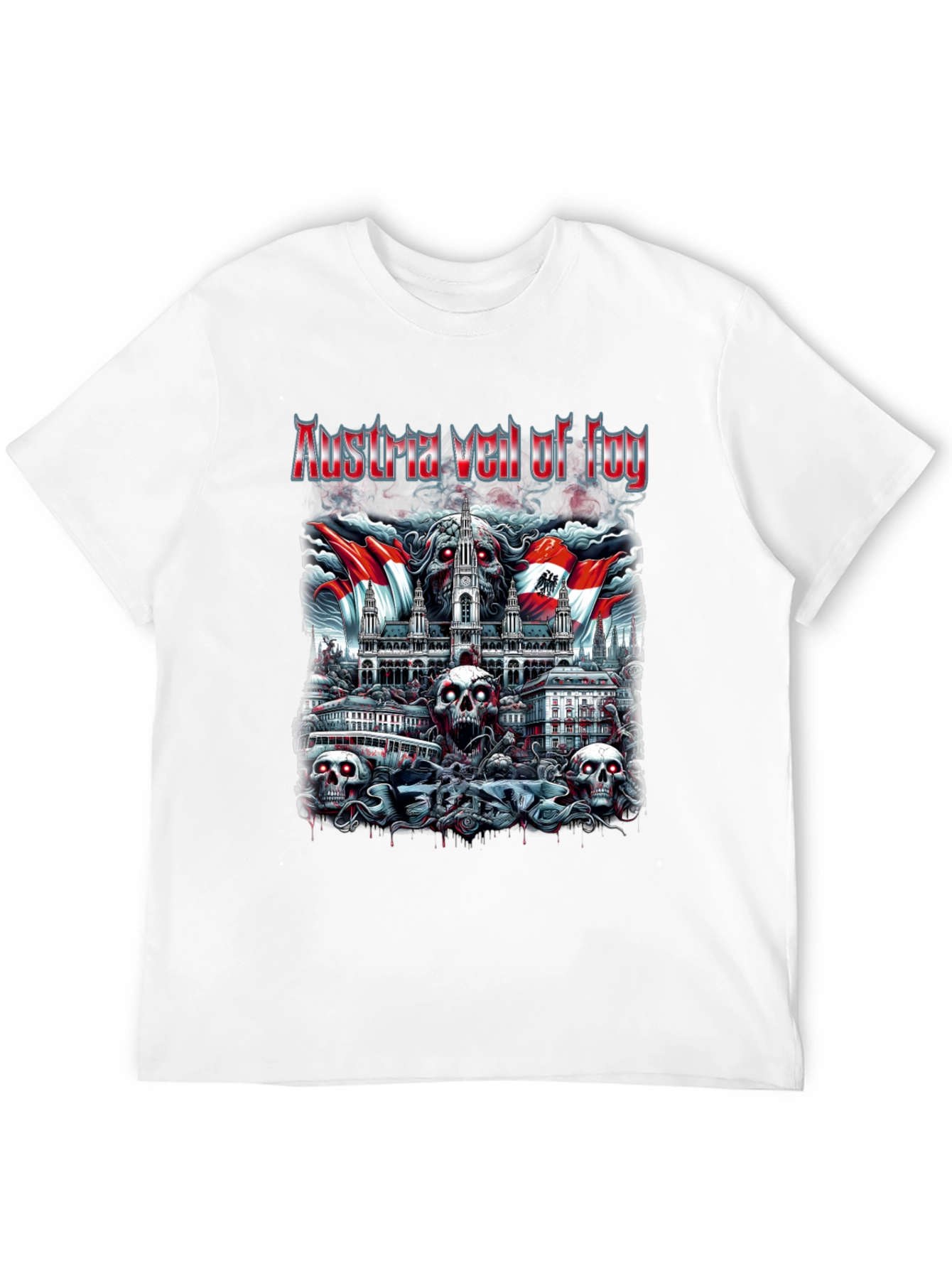Austria Veil of Fog Graphic T-Shirt