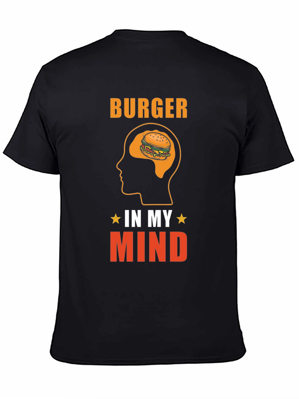 Burger In My Mind Graphic Tee - Foodie T-Shirt