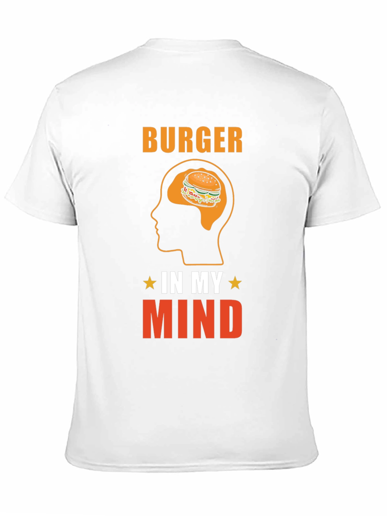 Burger In My Mind Graphic Tee - Foodie T-Shirt