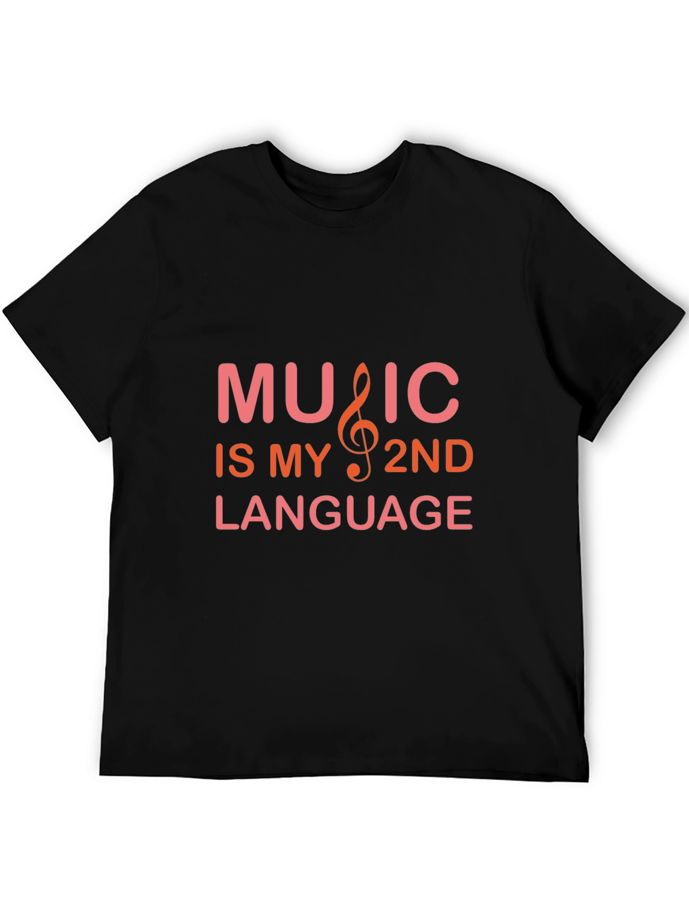Music is My 2nd Language Graphic Tee