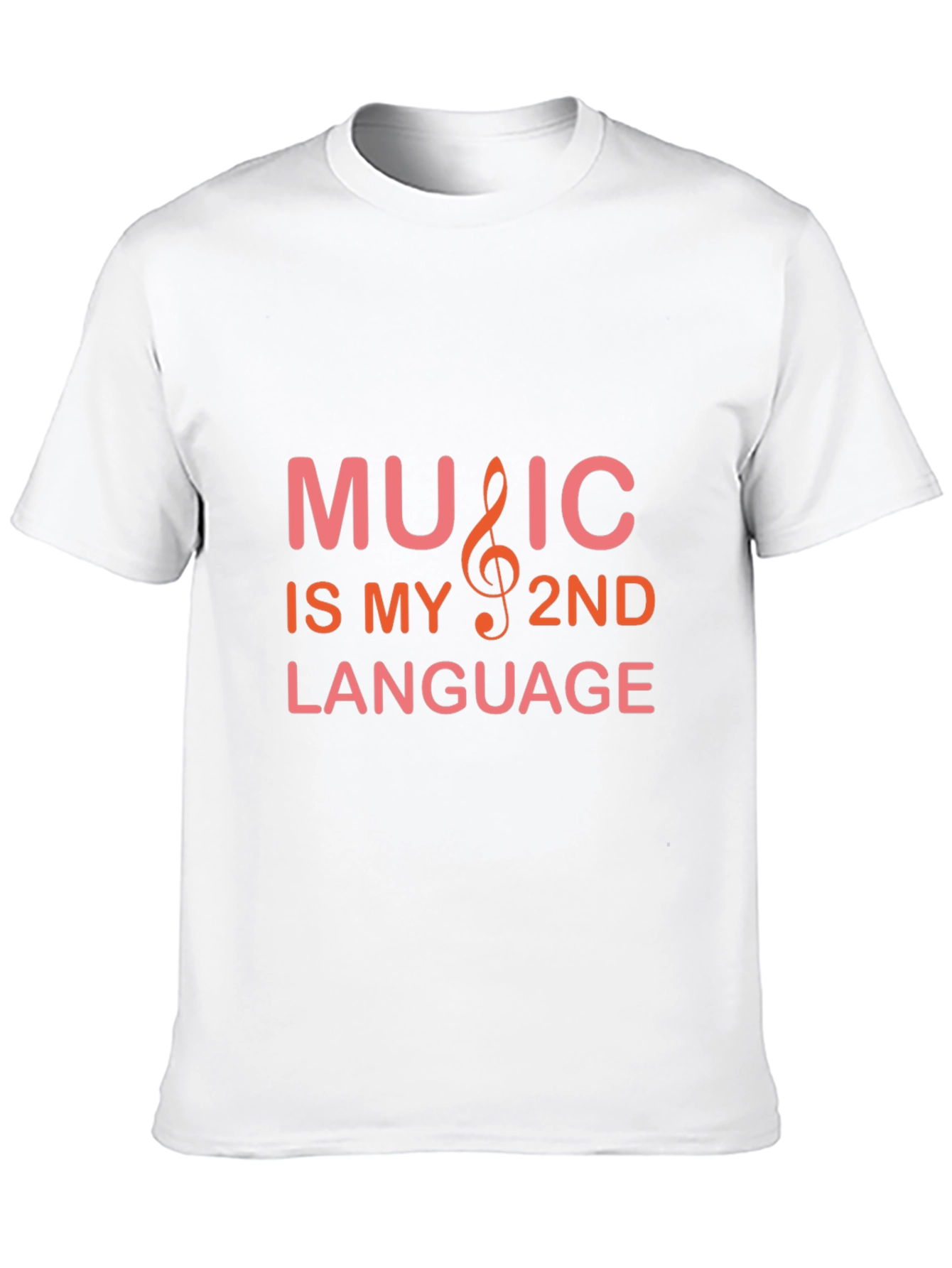 Music is My 2nd Language Graphic Tee