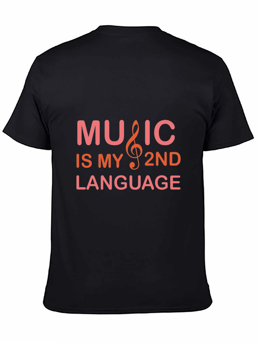 Music is My 2nd Language Graphic Tee