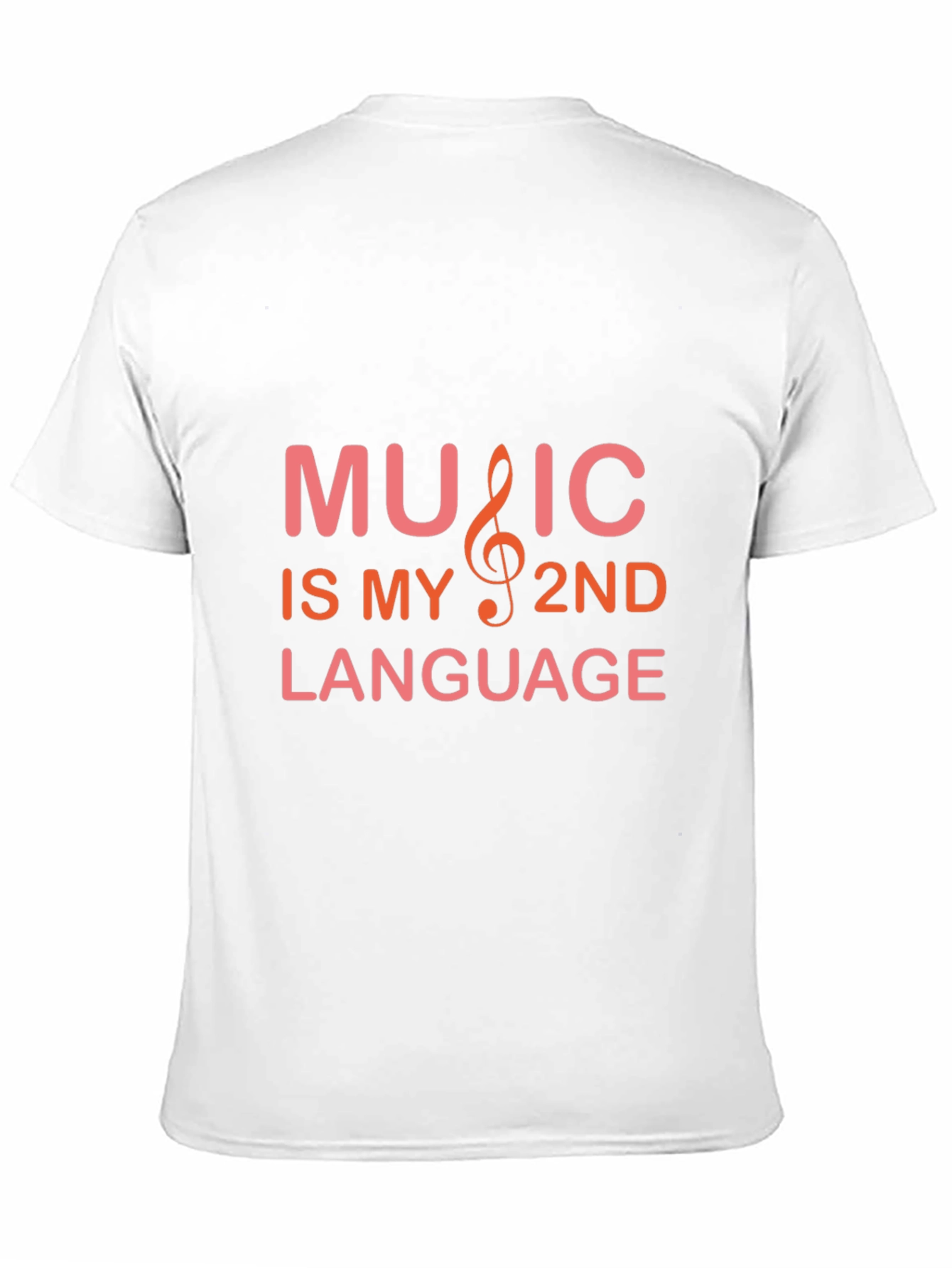 Music is My 2nd Language Graphic Tee