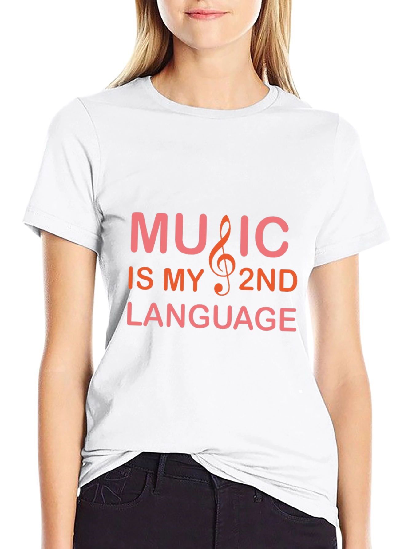 Music is My 2nd Language Graphic Tee