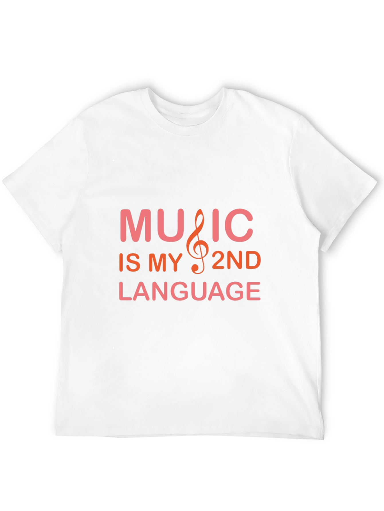 Music is My 2nd Language Graphic Tee