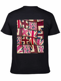 Union Jack Flag Patchwork Graphic Tee