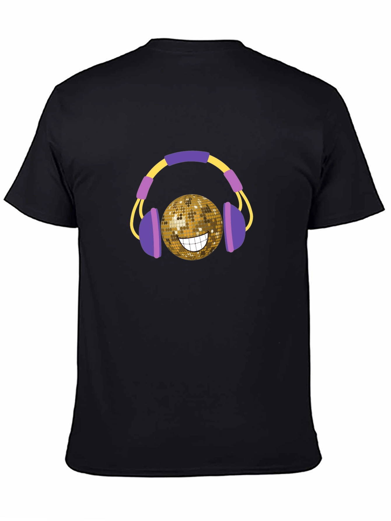 Disco Ball Headphones Graphic T-Shirt