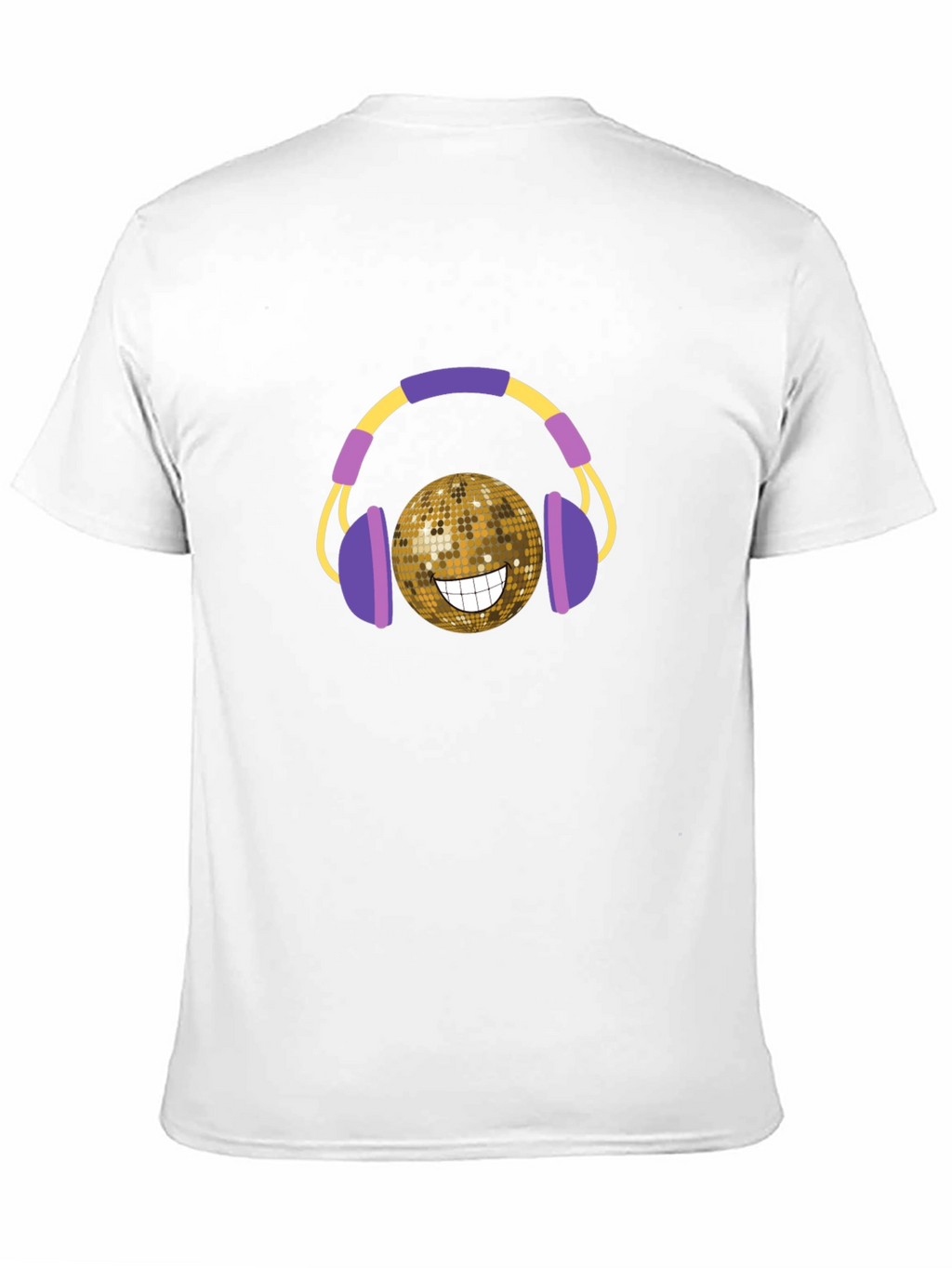 Disco Ball Headphones Graphic T-Shirt