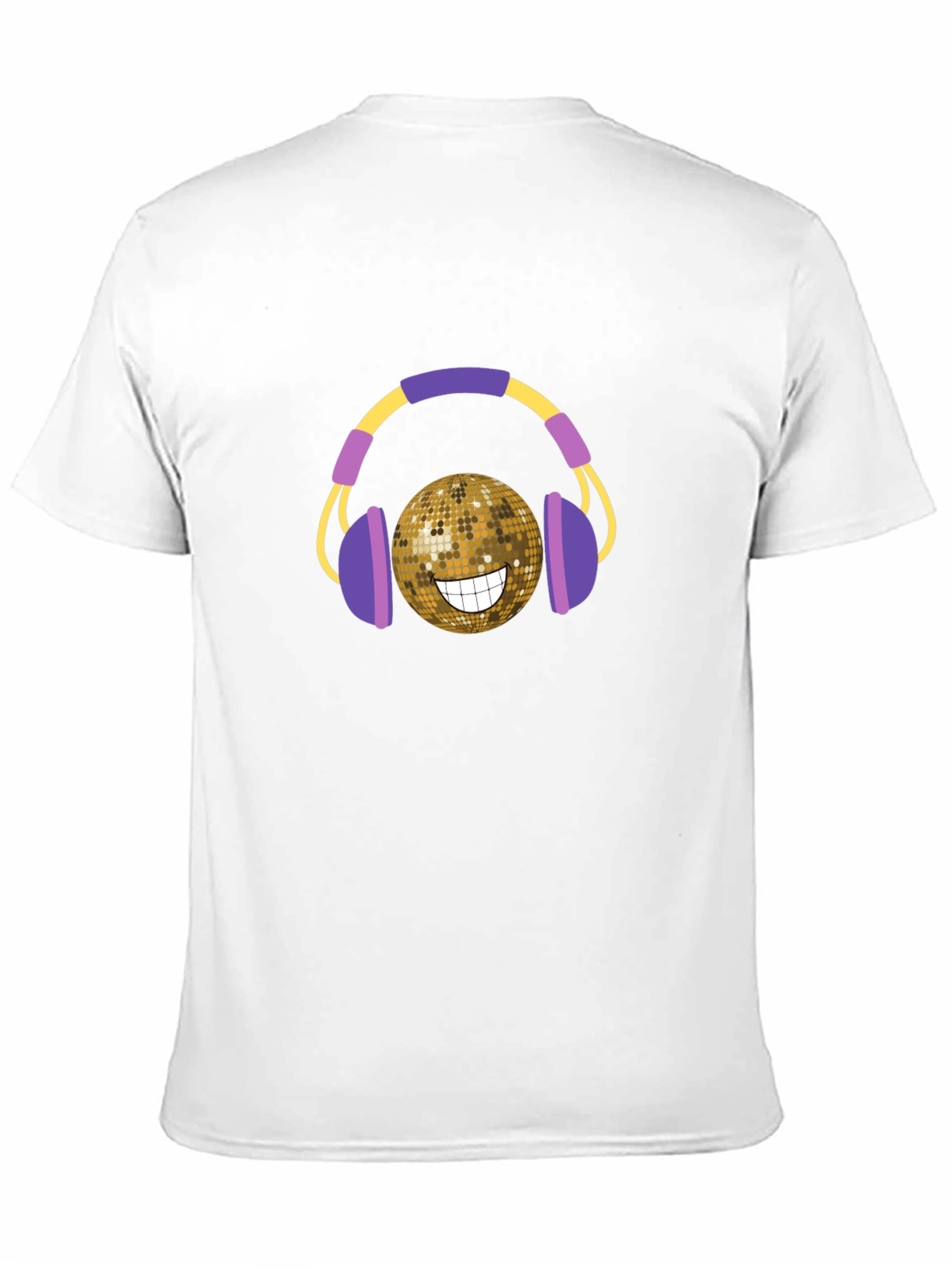 Disco Ball Headphones Graphic T-Shirt