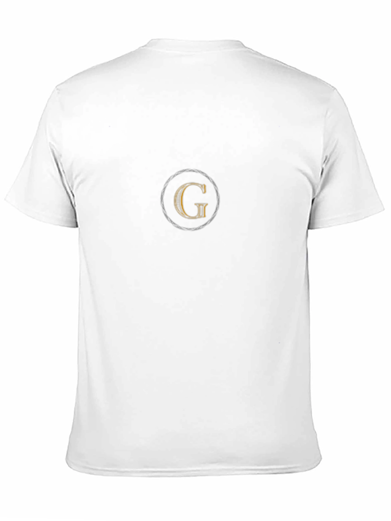 Black Tee with Initial G Graphic