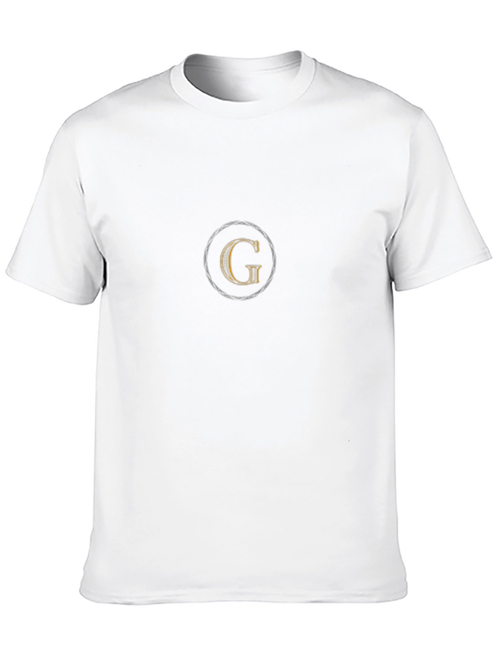 Black Tee with Initial G Graphic