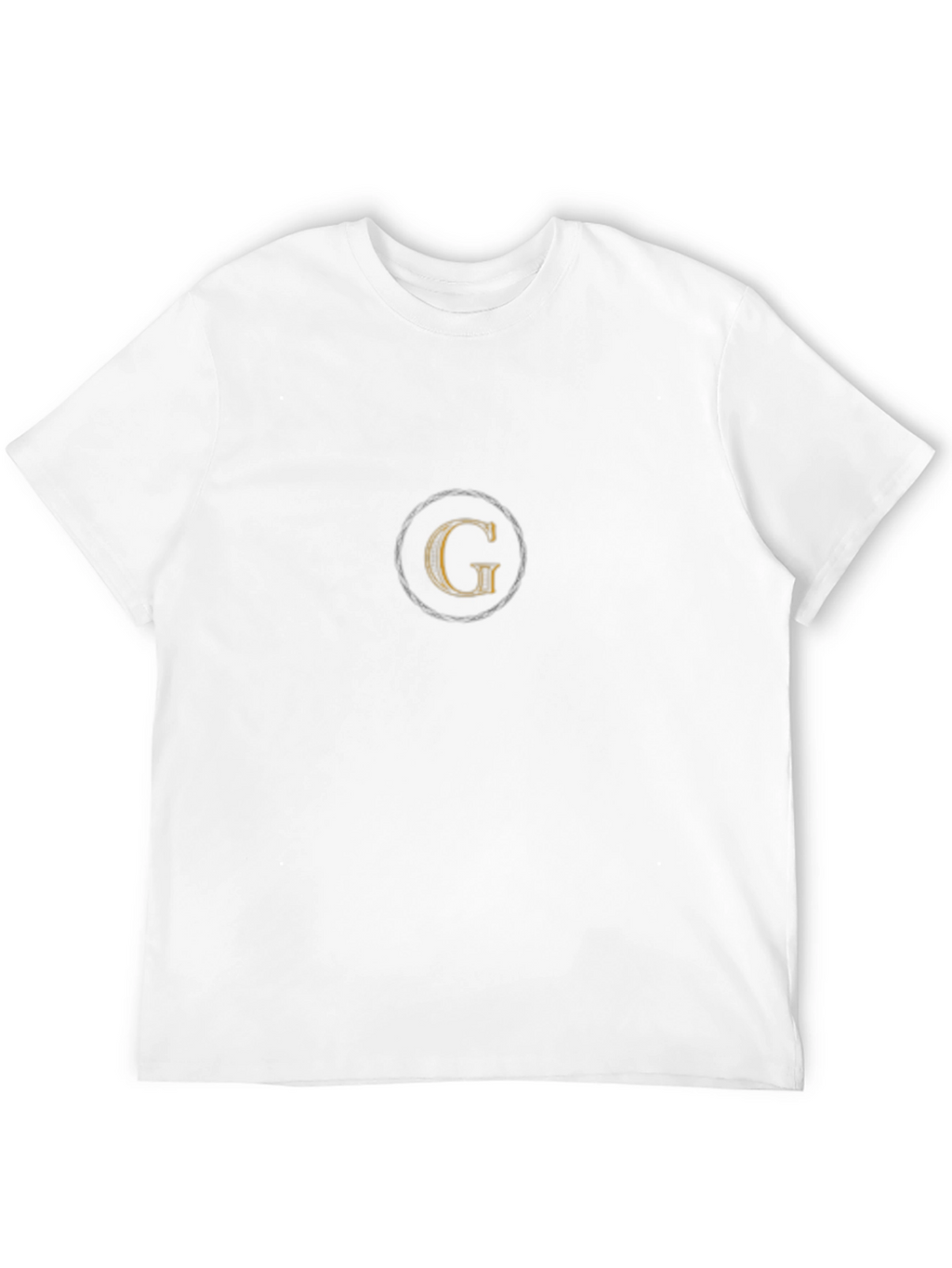 Black Tee with Initial G Graphic