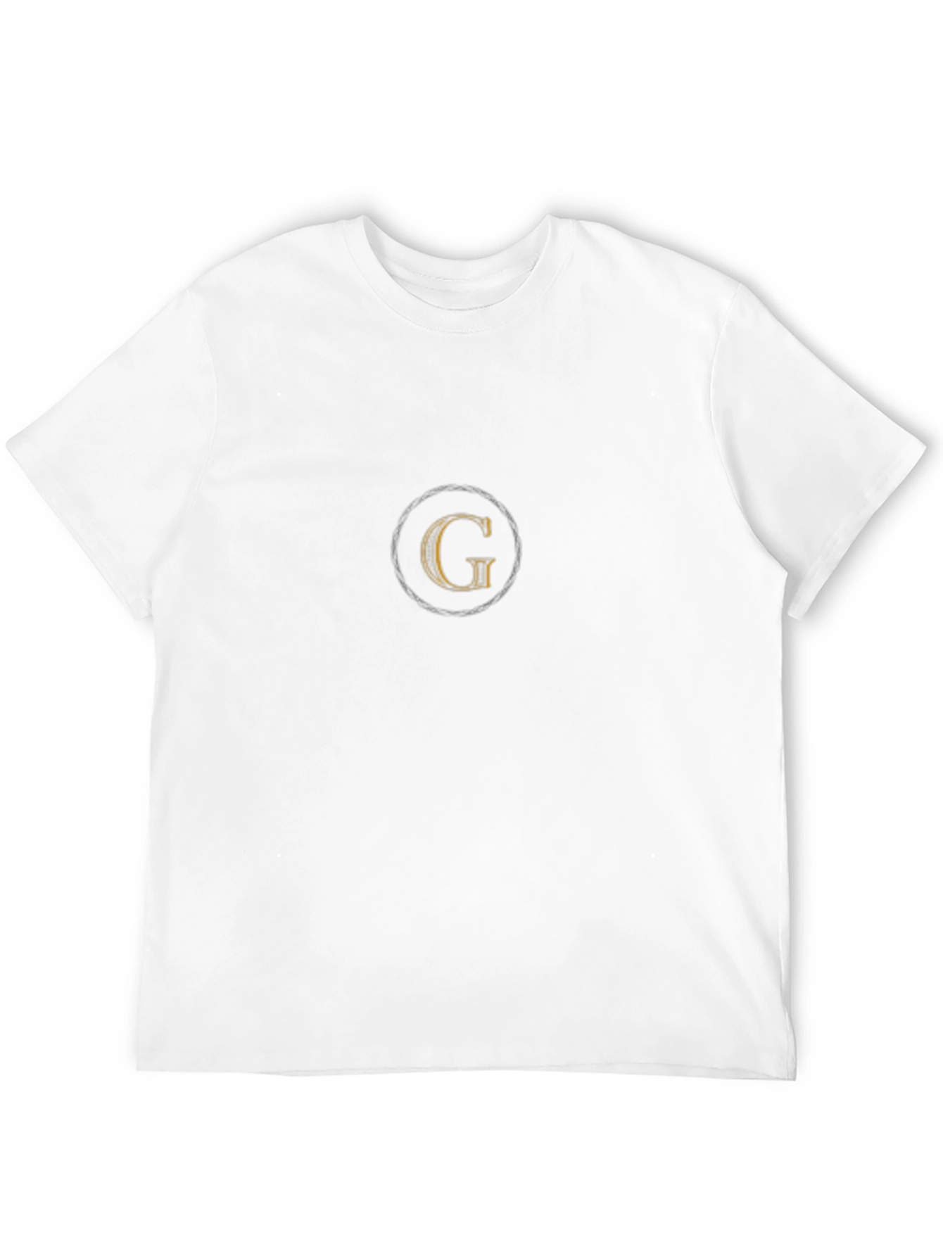 Black Tee with Initial G Graphic