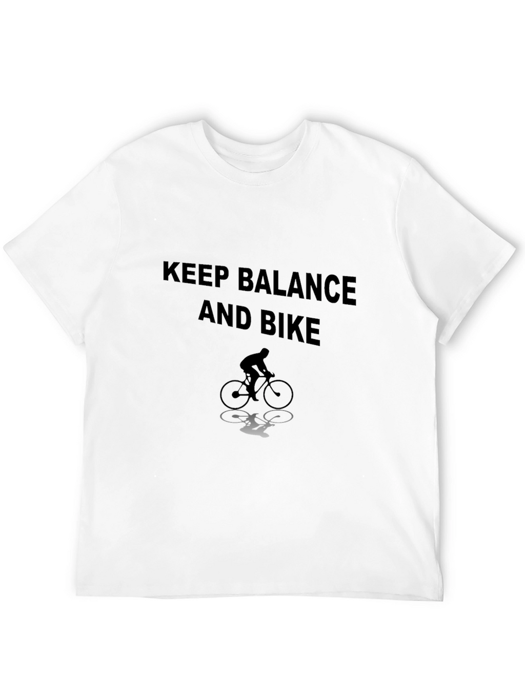Keep Balance and Bike Graphic Tee
