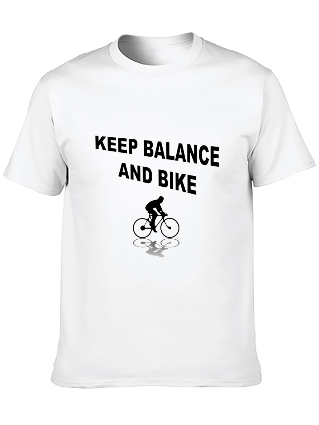 Keep Balance and Bike Graphic Tee