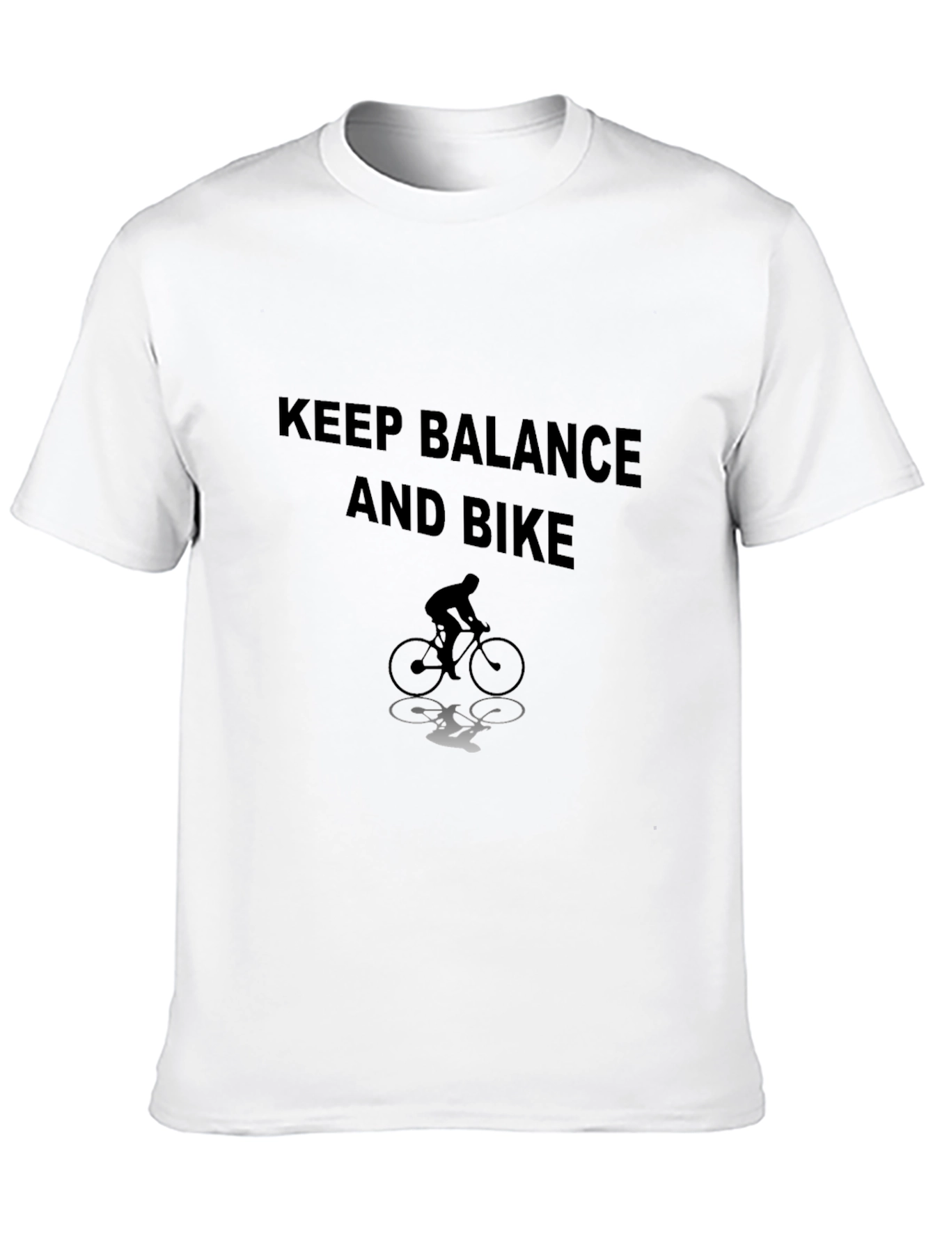 Keep Balance and Bike Graphic Tee