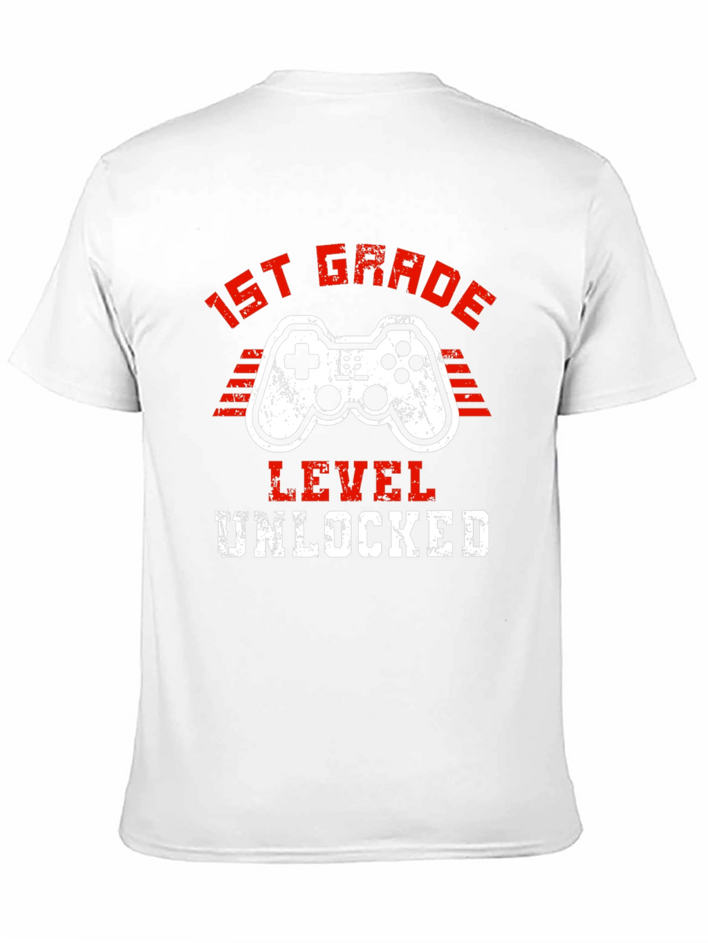 1st Grade Level Unlocked T-Shirt - Gaming Design