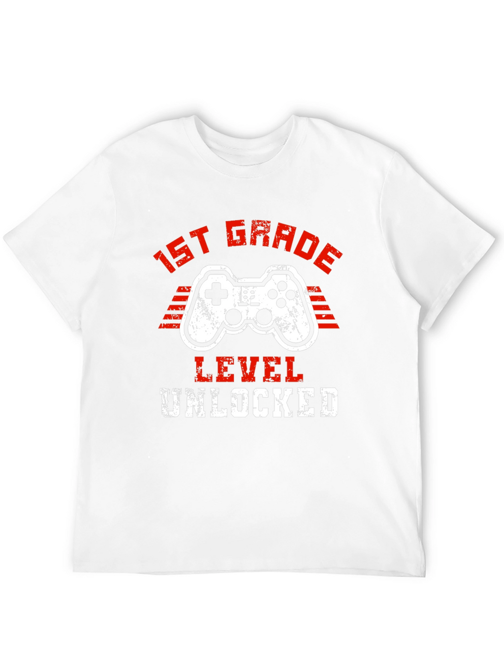 1st Grade Level Unlocked T-Shirt - Gaming Design