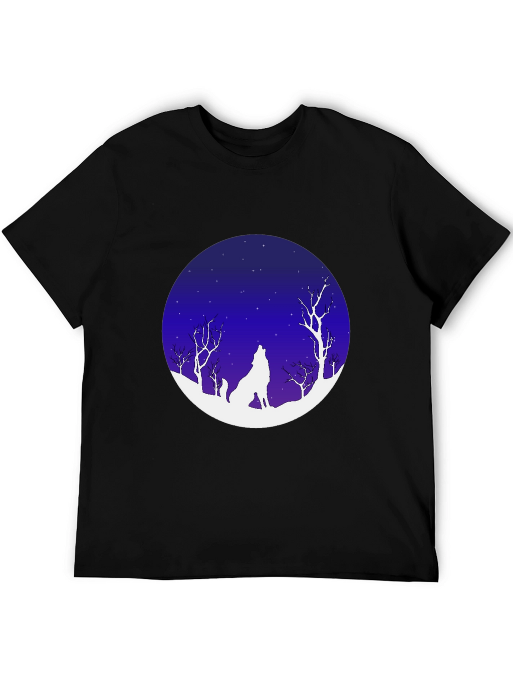 Wolf Moon Night Graphic Tee