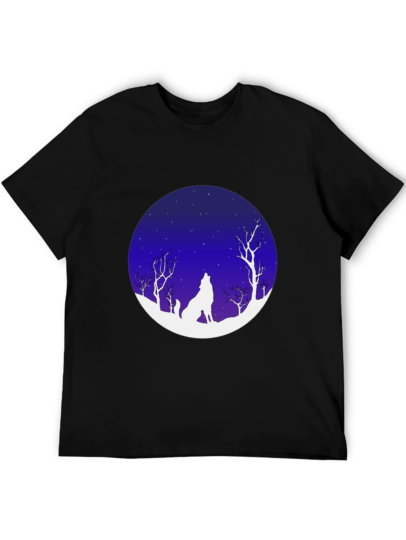 Wolf Moon Night Graphic Tee