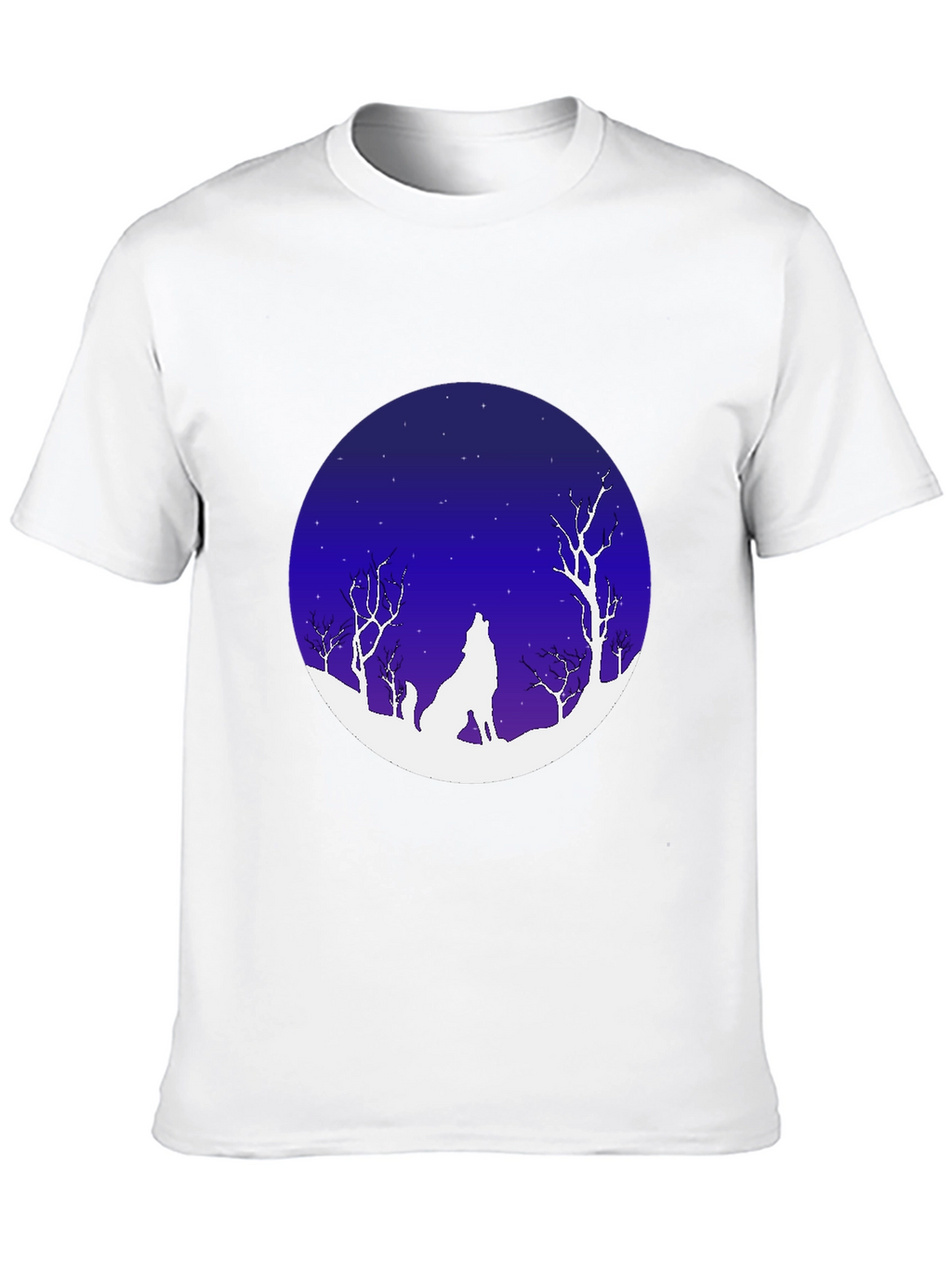 Wolf Moon Night Graphic Tee