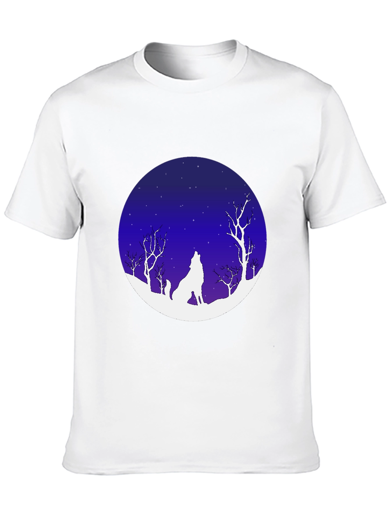 Wolf Moon Night Graphic Tee