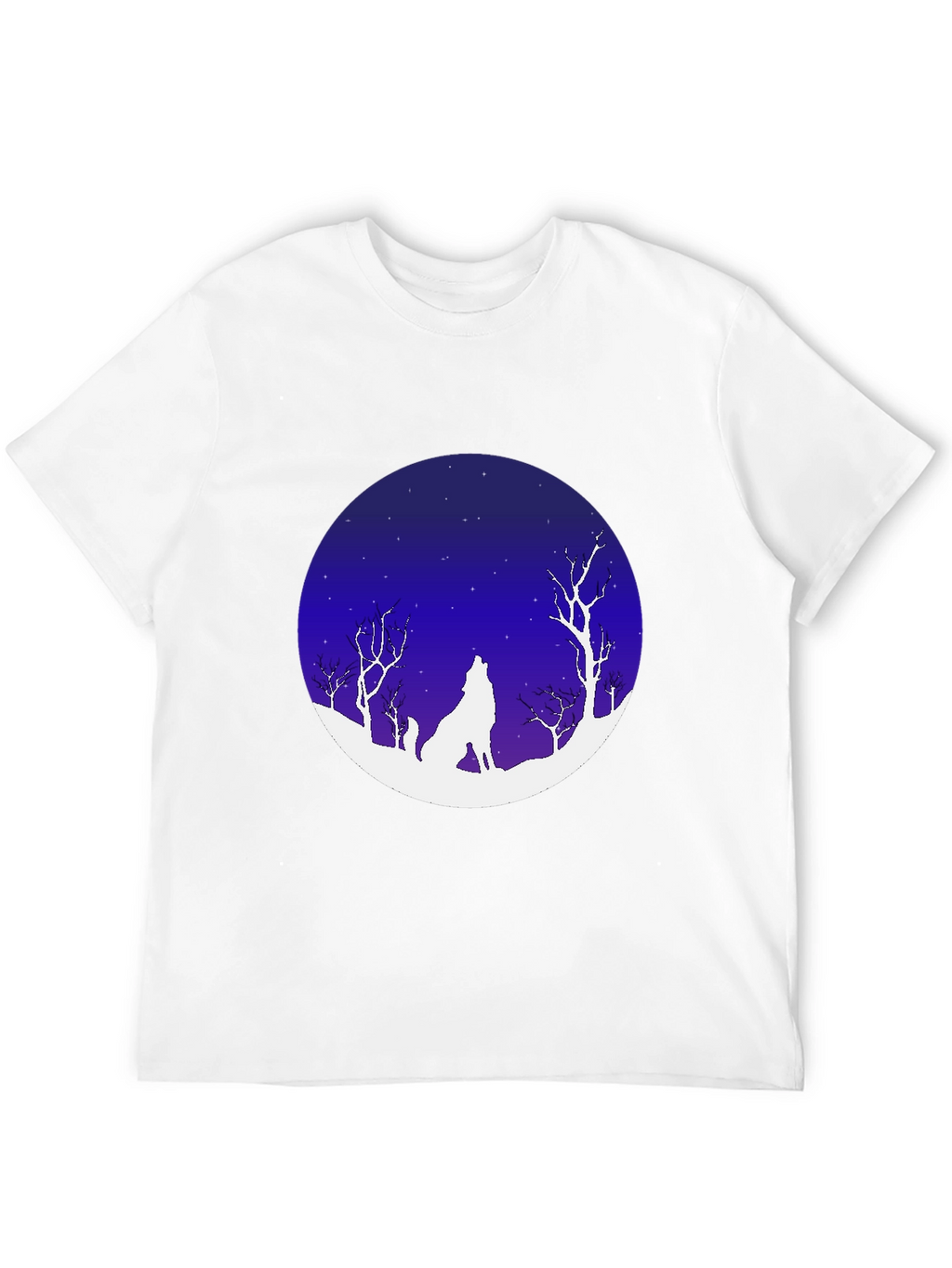 Wolf Moon Night Graphic Tee