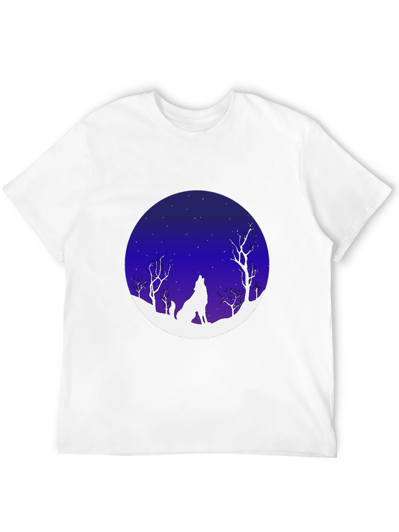 Wolf Moon Night Graphic Tee