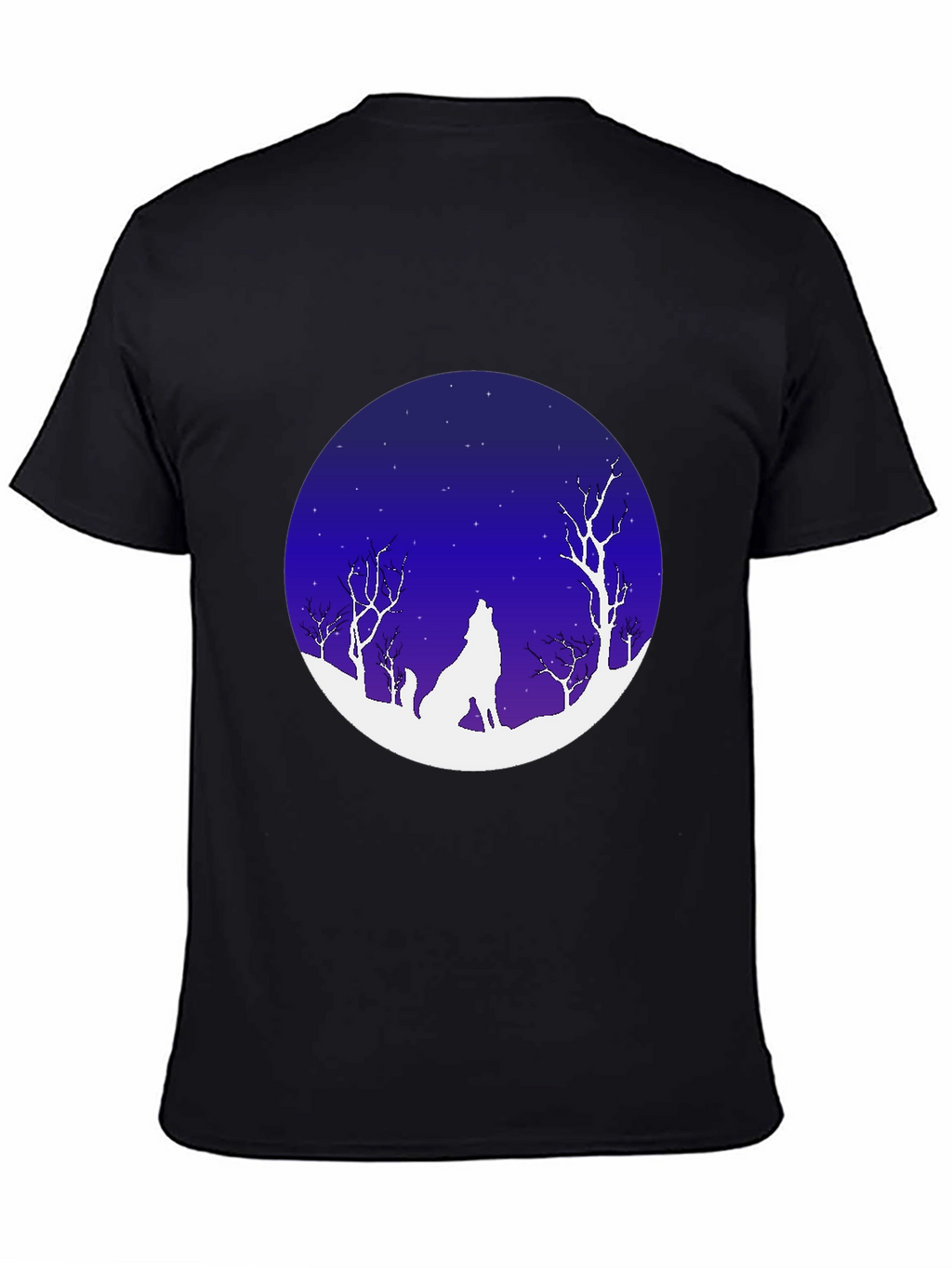 Wolf Moon Night Graphic Tee