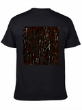 Textured Abstract Art Graphic Tee