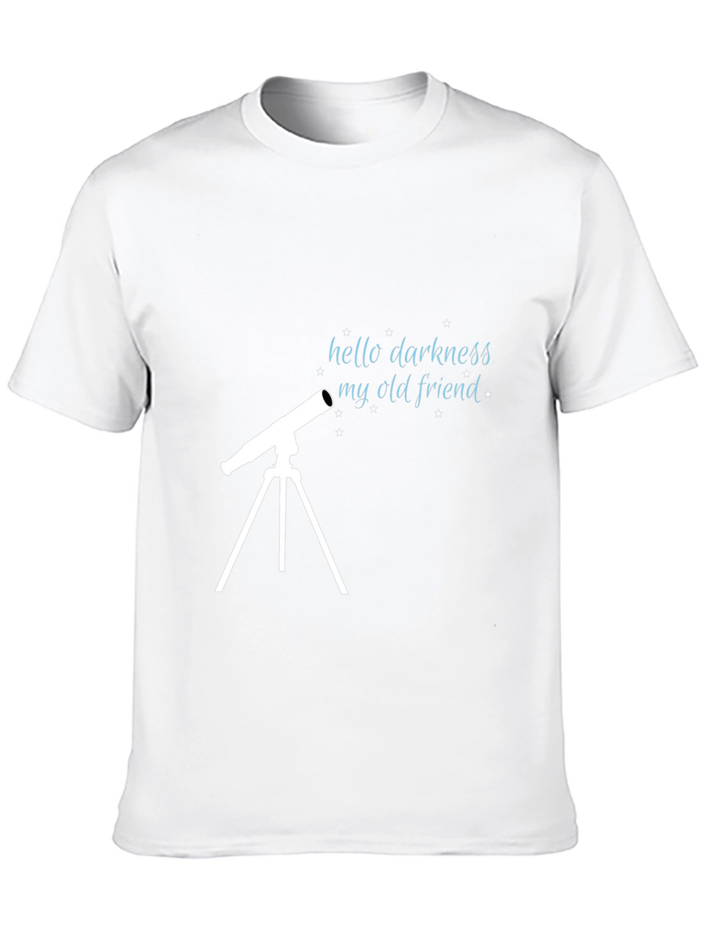 Hello Darkness My Old Friend Telescope Graphic T-Shirt
