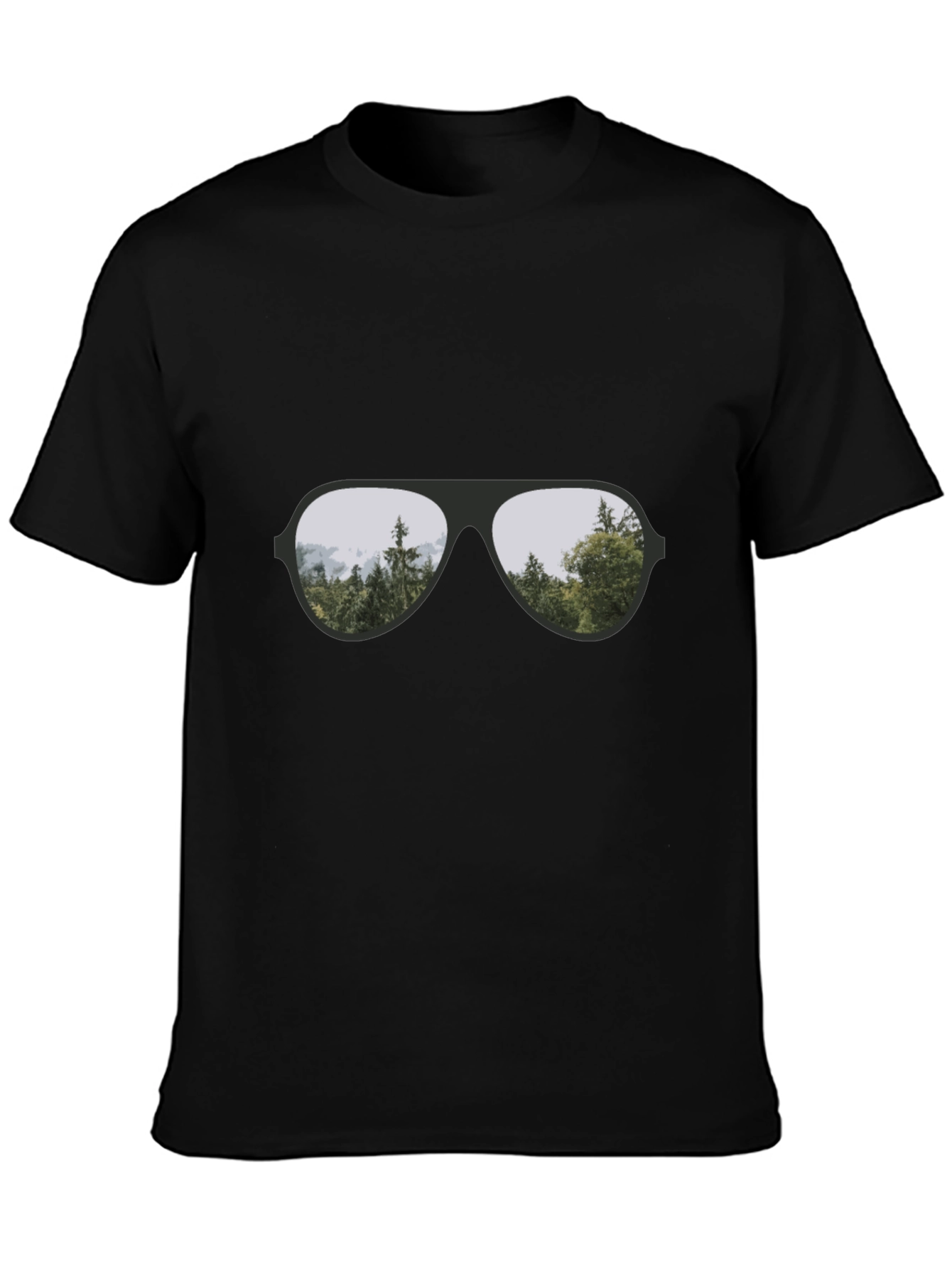 Cool Aviator Sunglasses Reflective T-Shirt
