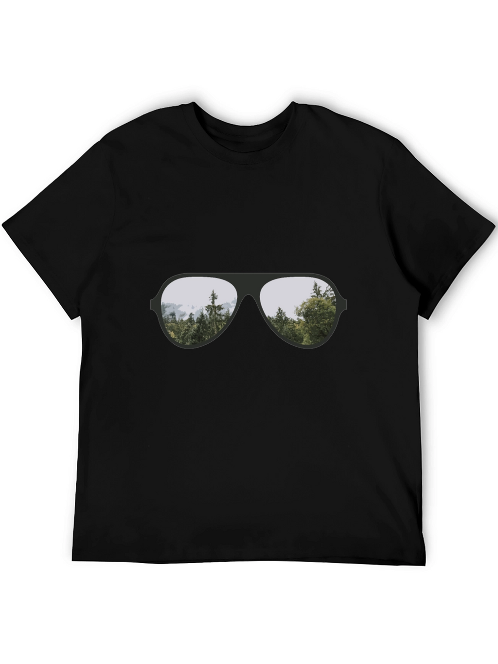 Cool Aviator Sunglasses Reflective T-Shirt