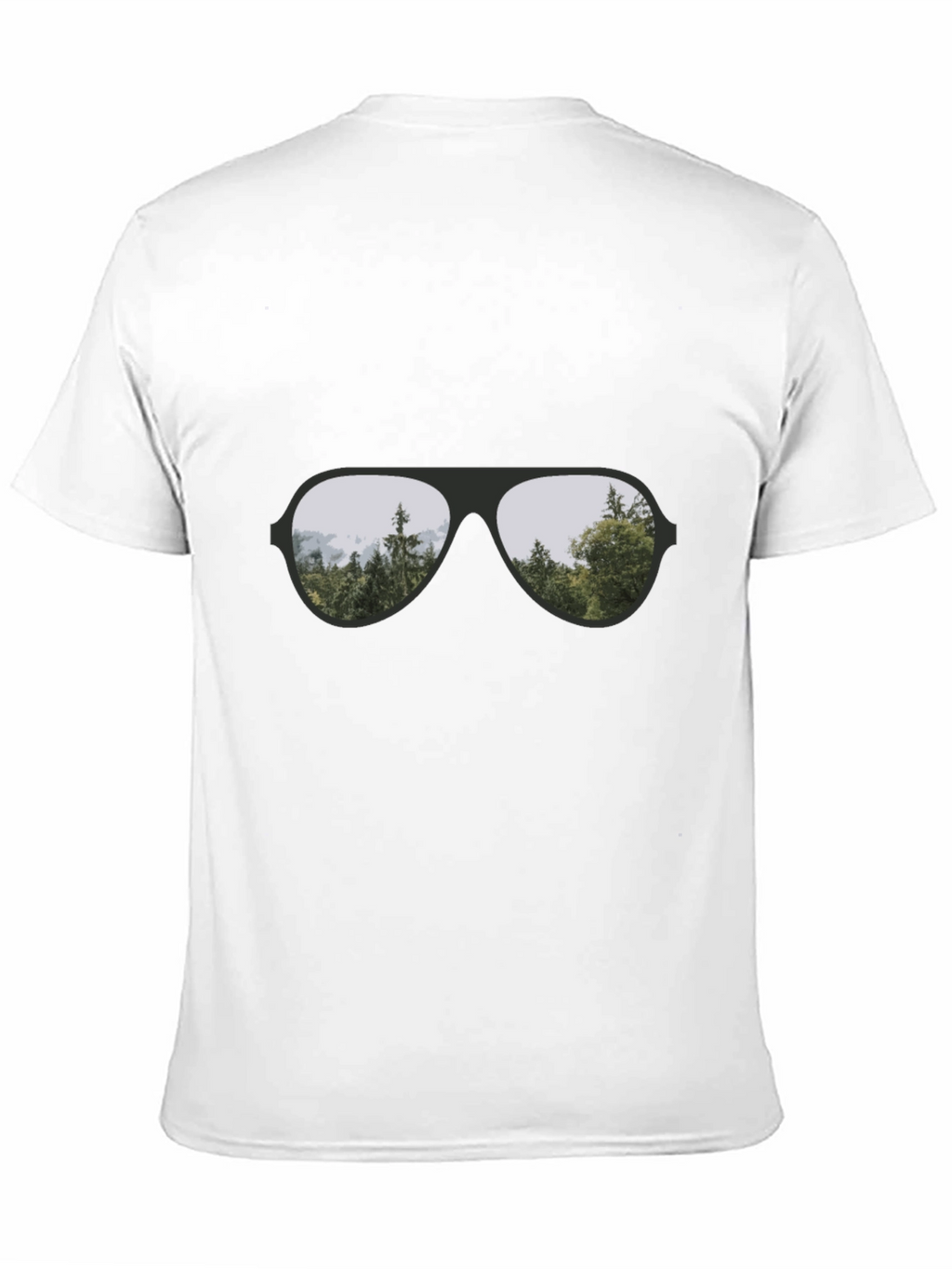 Cool Aviator Sunglasses Reflective T-Shirt